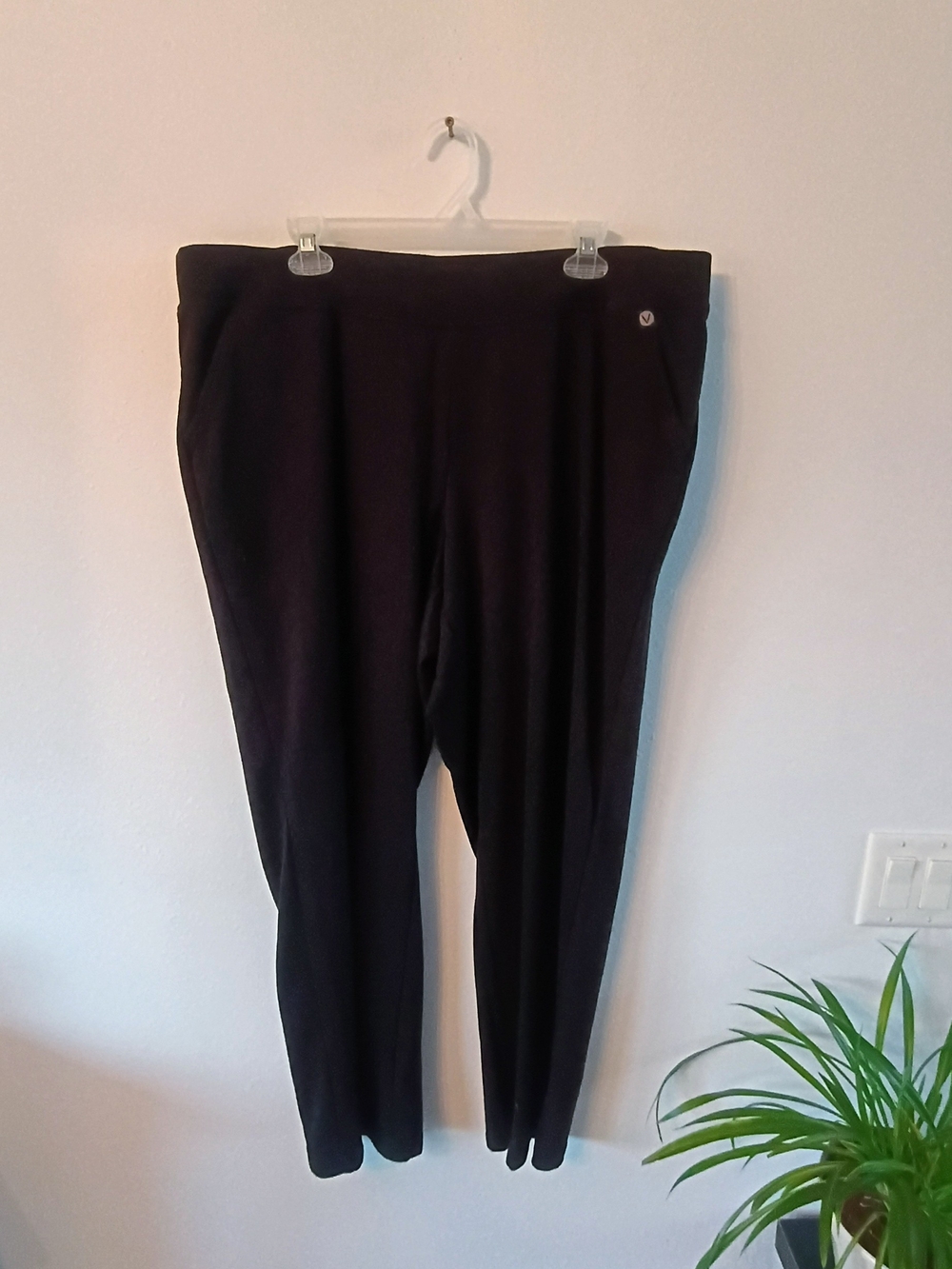 LIVI Lane Bryant 18/20 Black High Rise Pocket Leggings Athleisure Activewear